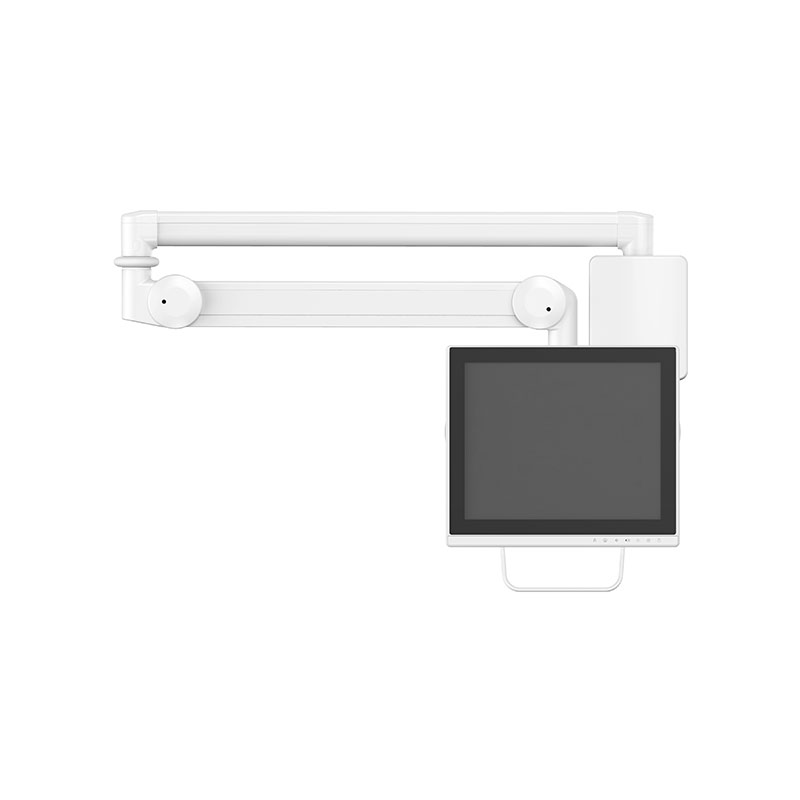 Ziekenhuis medisch bed voor de patiënt entertainment medische muur gemonteerde monitor arm